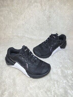 Nike Metcon 7 Black White Training Shoes Sneakers Women's Size 8.5 CZ8280-010